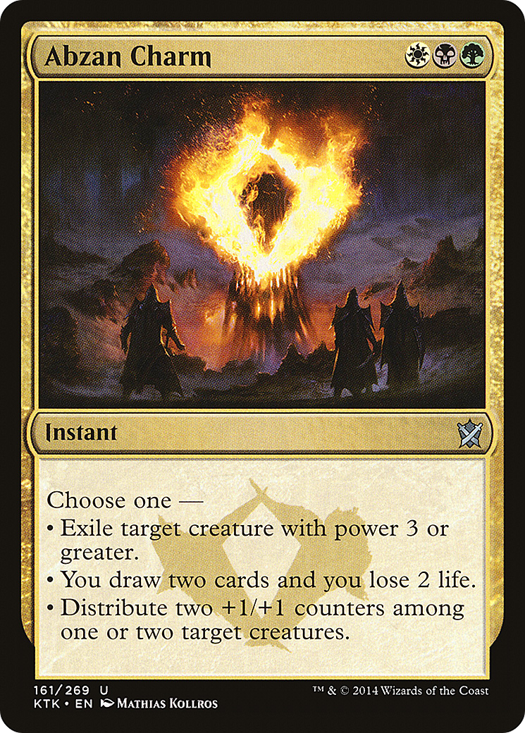 Image: Abzan Charm - Khans of Tarkir