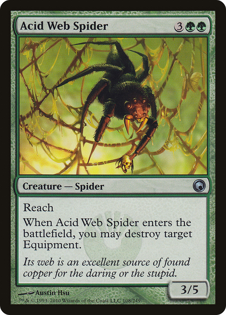 Image: Acid Web Spider - Scars of Mirrodin