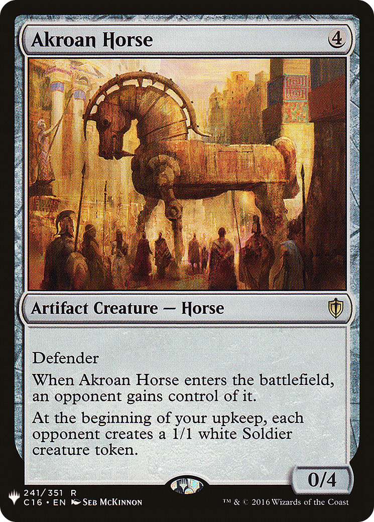Image: Akroan Horse - The List