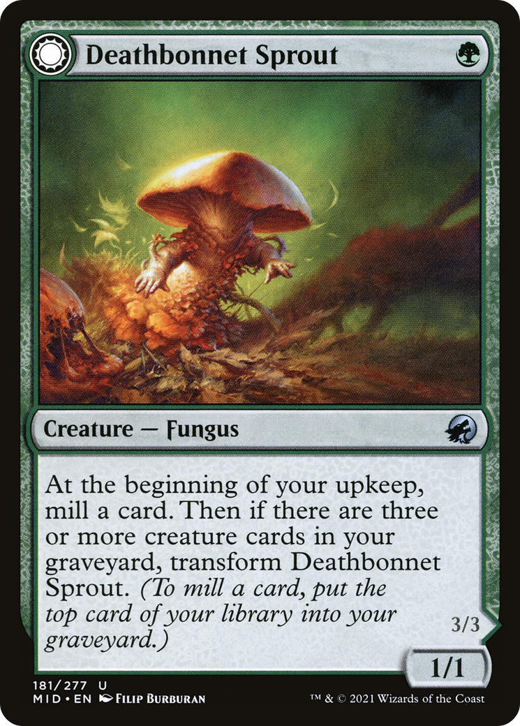 Image: Deathbonnet Sprout // Deathbonnet Hulk - Innistrad: Midnight Hunt