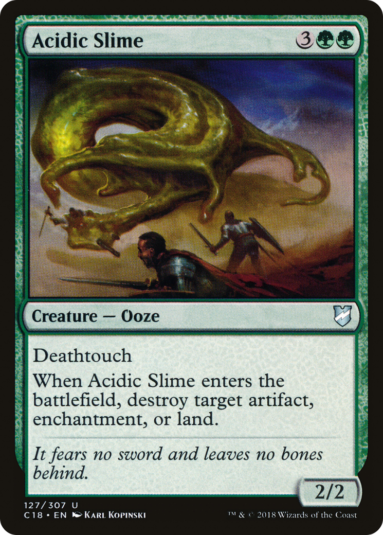 Image: Acidic Slime - Commander 2018