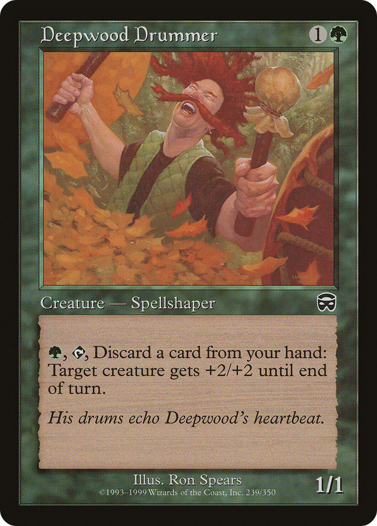 Image: Deepwood Drummer - Mercadian Masques