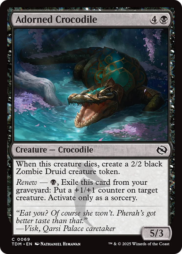 Image: Adorned Crocodile - Tarkir: Dragonstorm