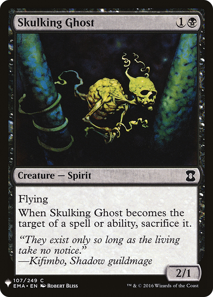 Image: Skulking Ghost - The List