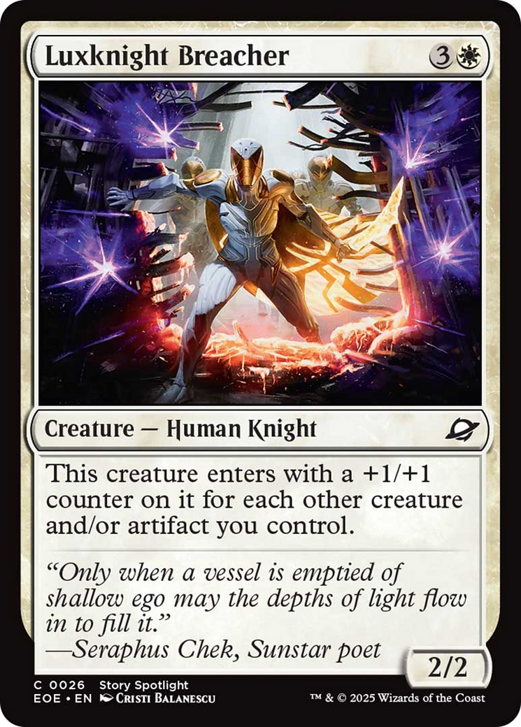 Image: Luxknight Breacher - Edge of Eternities