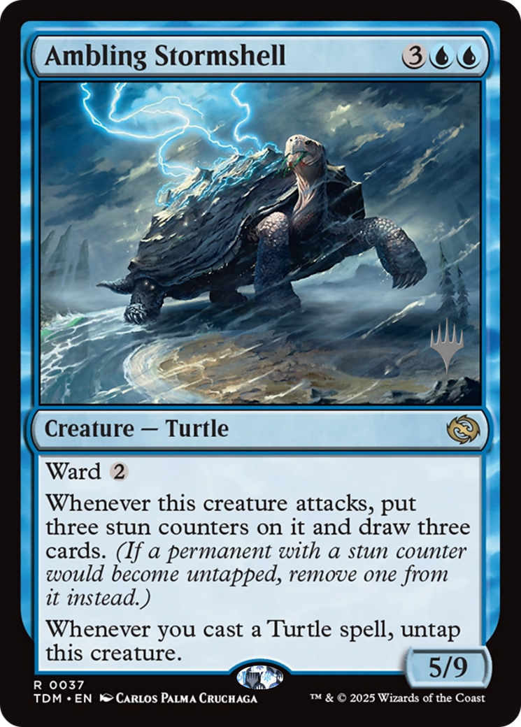 Image: Ambling Stormshell - Tarkir: Dragonstorm Promos