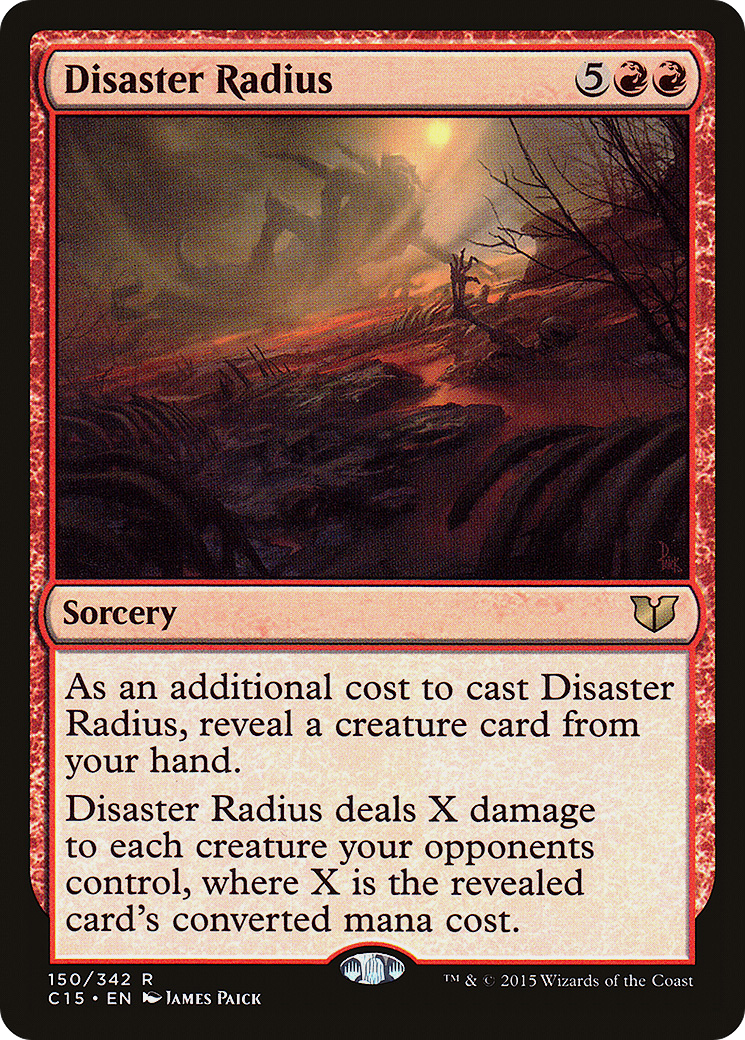 Image: Disaster Radius - Commander 2015