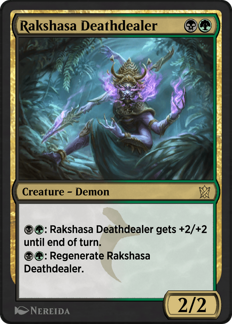 Image: Rakshasa Deathdealer - Khans of Tarkir