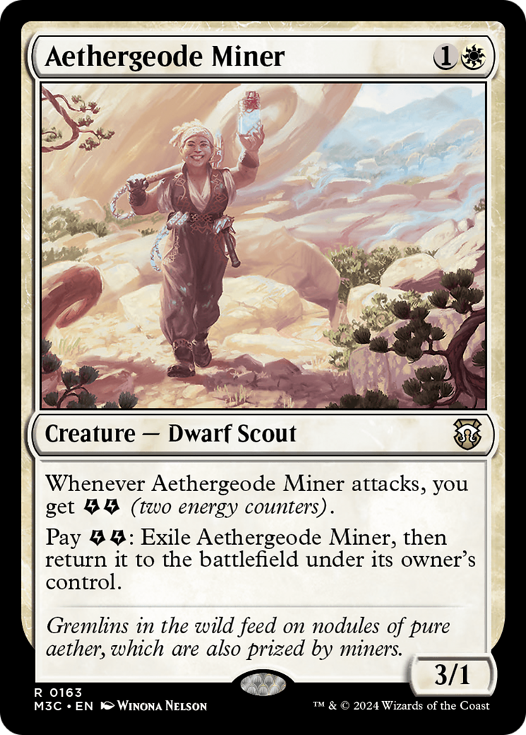 Image: Aethergeode Miner - Modern Horizons 3 Commander