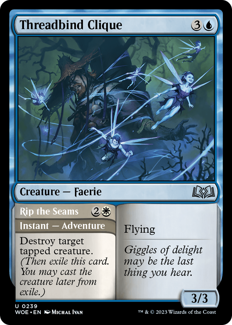 Image: Threadbind Clique // Rip the Seams - Wilds of Eldraine