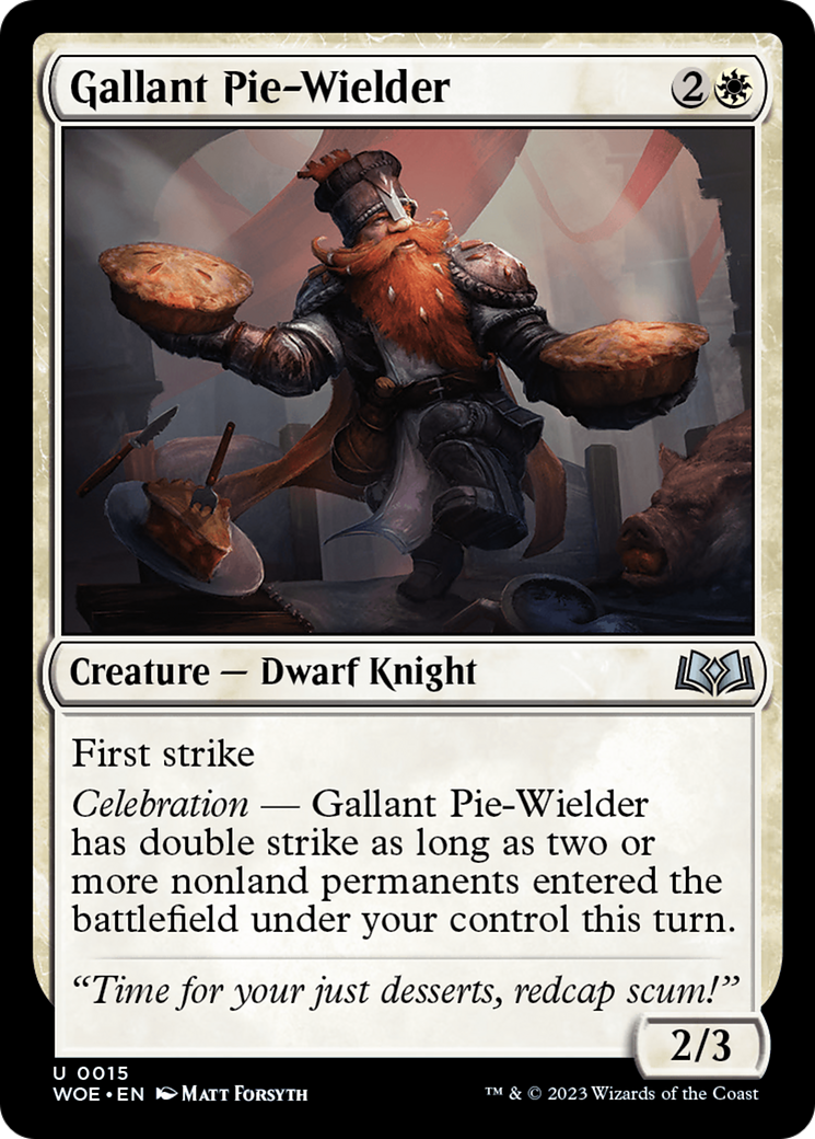 Image: Gallant Pie-Wielder - Wilds of Eldraine