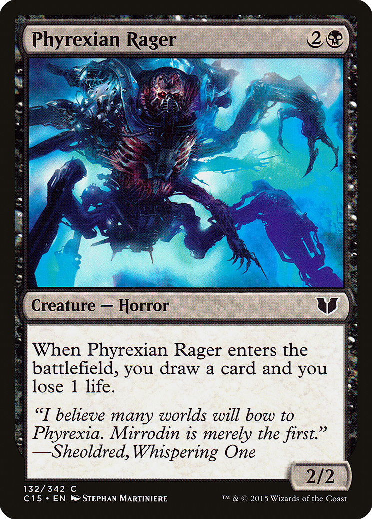 Image: Phyrexian Rager - Commander 2015