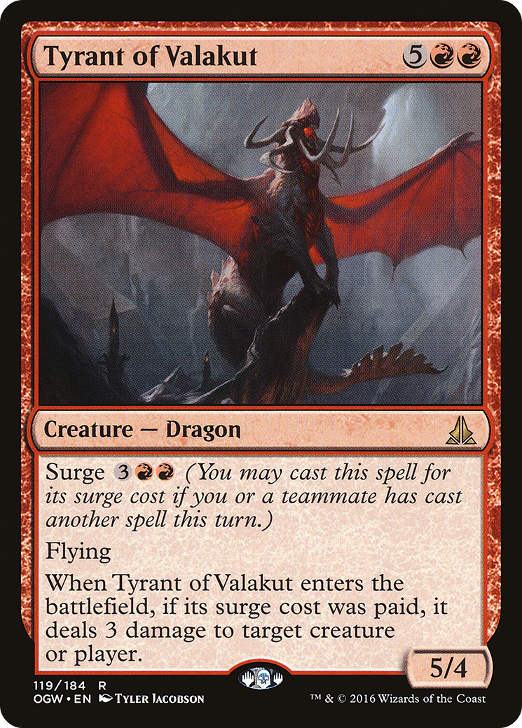 Image: Tyrant of Valakut - Oath of the Gatewatch