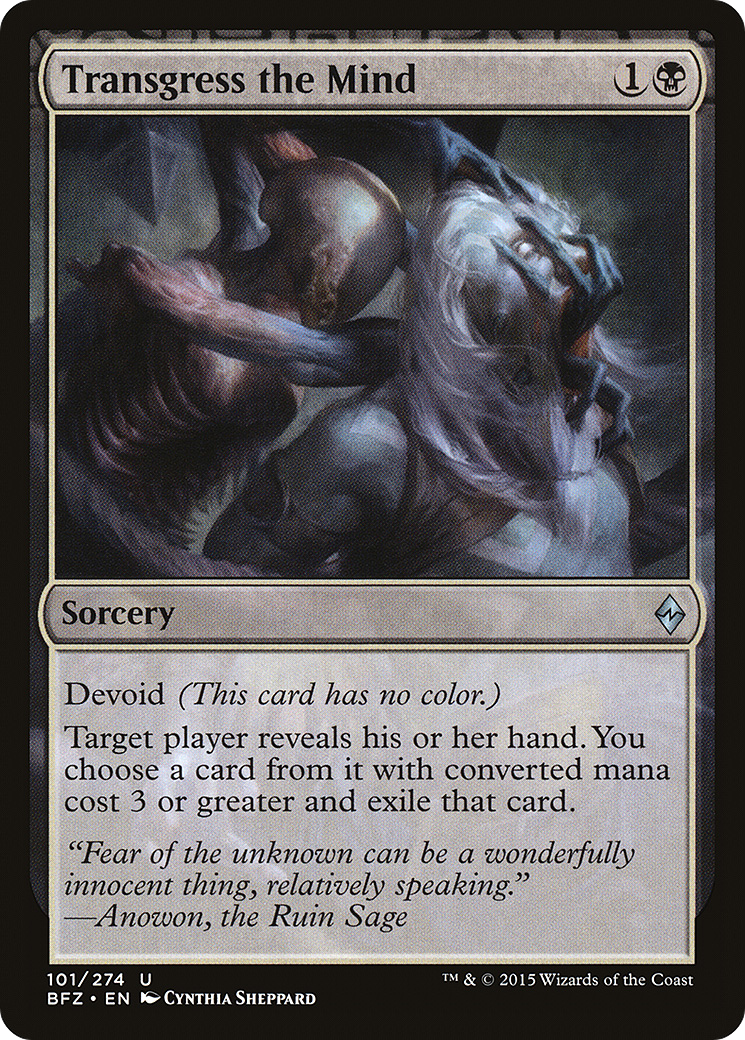 Image: Transgress the Mind - Battle for Zendikar