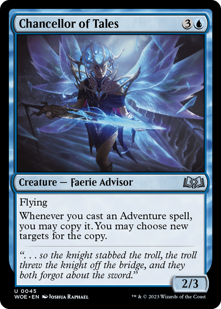 Image: Chancellor of Tales - Wilds of Eldraine