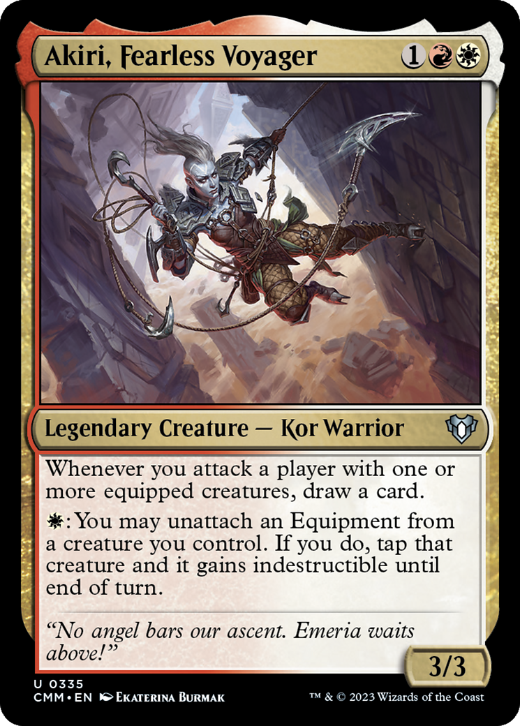Image: Akiri, Fearless Voyager - Commander Masters