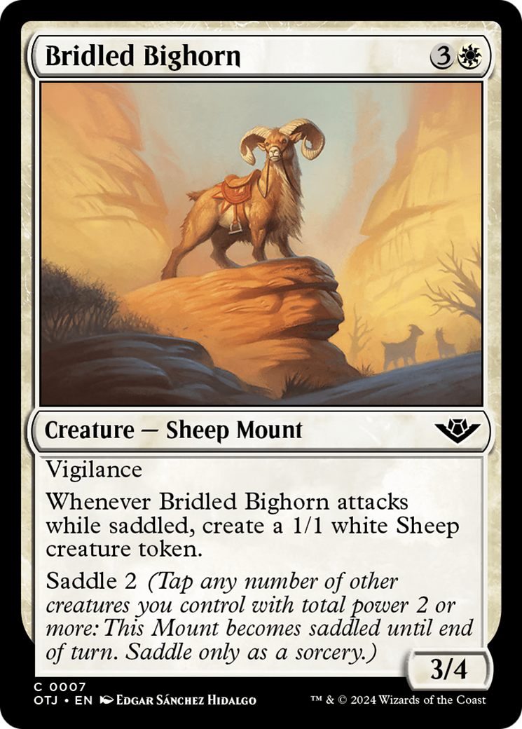 Image: Bridled Bighorn - Outlaws of Thunder Junction