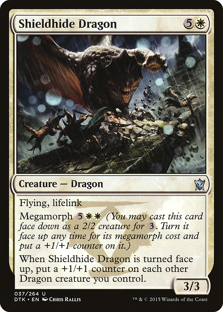 Image: Shieldhide Dragon - Dragons of Tarkir